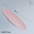 pink dinner plate